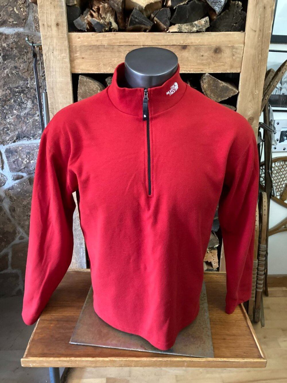 mens medium M flight series 1/4 zip base layer North Face pullover long sleeve